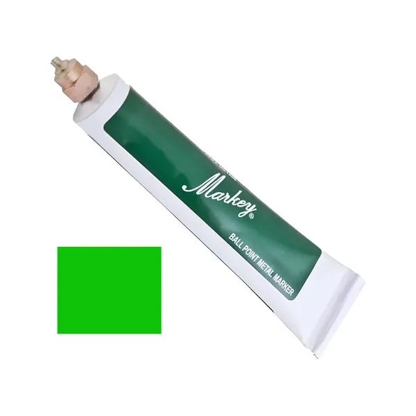 Marcador Esferográfico para Metais Markey Verde-0cfb7baa-91c5-447c-bacf-69e96dcf23d3