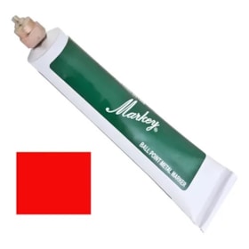 Marcador Esferográfico para Metais Markey Vermelho