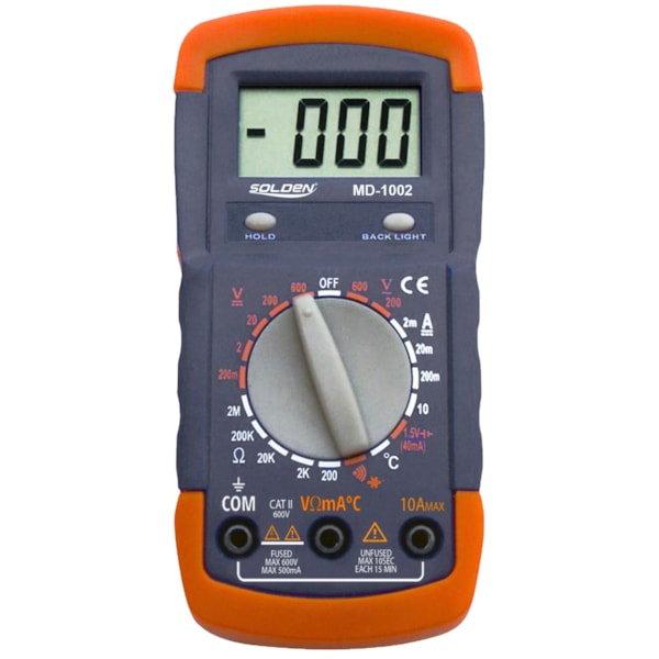 Multímetro Digital 600v Solden-3c84fffd-4394-4a21-8187-3e802d157d8c