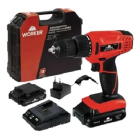 Parafusadeira e Furadeira 18v 2 Baterias Bivolt Worker