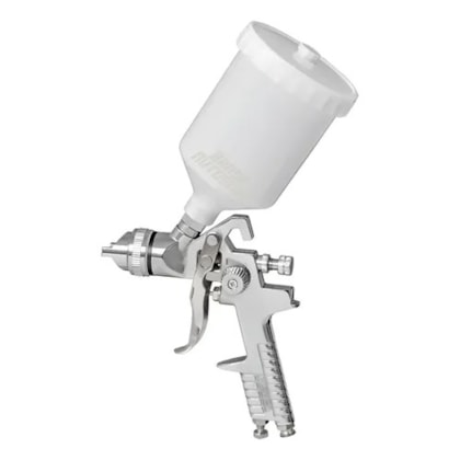 Pistola de Pintura Pneumática H827p 1,4mm 600ml Hvlp Cromado Berliner