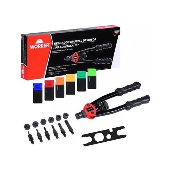 Rebitador Manual de Rosca M3 a M10 Worker-95756104-a58c-40b0-9b5c-0be6bd241a34