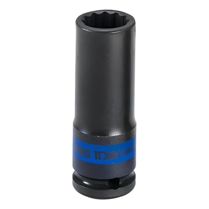 Soquete Estriado Impacto Extra Longo 1/2 13mm King Tony