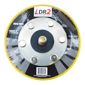 Suporte Disco Lixa com Velcro 3 Polegadas Pdr