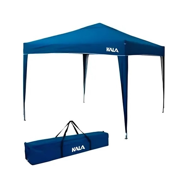Tenda Gazebo 3x3m Desmontável Impermeável Kala Azul-5b1e823d-e483-4b7f-9221-b3b4afc6717e
